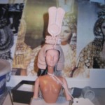 Final sculpt for Cleopatra headdress.